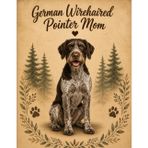 German Wirehaired Pointer Notebook – Rustic Dog Journal for Women – Cute Gift for GWP Lovers – 120 Lined Pages – Dog Mom Stationery