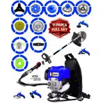 German Wr-570 11 Parça Set Sırt Tipi Benzinli Motorlu Ot Çalı Tırpanı Çim Biçme Makinesi