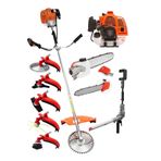 Germany Steel 9 Hp Benzinli Çim Ot Biçme Yan Tipi Tırpan Bakır Sargı Full Set 7 Başlık Full Setli 4x4