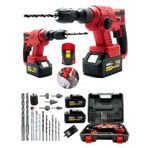 Germany Style Alman Alman Ms-880 Kömürsüz Motor Çift Akülü Darbeli Hilti Matkap