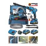 Germany Style Alman Ms-7400-X Çift Akülü Şarjlı Yüksek Basınç Oto Araç Yıkama Bahçe Temizleme Makinesi