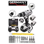Germany Style GRMPRO9036G 58 V 30 Parça Max XR Çift Akülü Darbeli Torklu Matkap