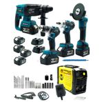 Germany Style Progp 5'li Set Kaynak Makinesi Kırıcı Delici Matkap Taşlama Bijon Sökme Vidalama Set