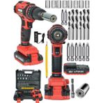 Germany Thechınolgy 58 Watt Şarjlı Vidalama Matkap ve Gator Grip Soket Red