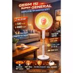 Germısı General Super Vantilatör Tipi Inverter Ayaklı Isıtıcı Seramik Karbon Güneş Isıtıcı 1000Watt