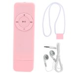 gernie MP3 Çalar, 3,5 Mm Kulaklıklı Müzik Çalar, 32 GB Hafıza Kartı Desteği, 10 Saat Çalma Süresi USB Stick MP3 Çalar, Koşu, Kayıt, Spor Salonu, Jog, Spor Için Walkman MP3 Çalar (Rose)