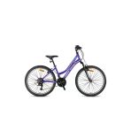 Geronı Anthea - 24" - Mtb -13'- 21 Vites - V.b - Mor-Lila/Mavi Çocuk Bisikleti