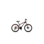 Geroni Bisiklet Magnum - 27.5 Jant - MTB - 15' - 21 Vites - M.Disc - Mat Siyah-Kırmızı/Gri