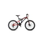 Geroni GERONİ HUNTER MD 24 JANT 15cm KADRO SİYAH-KIRMIZI BİSİKLET