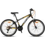 Geroni Magnum 26 Jant V Fren -Shimano Vites Bisiklet - Mat Siyah - Turuncu