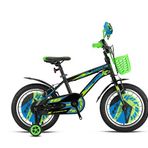 Geroni X-Force 20 Jant MTB 10' Vitessiz Siyah Mavi Neon Yeşil Çocuk Bisikleti