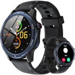 Gerpeng Unisex Akıllı Saatler, 1,43" Amoled Ekran, Arama Fonksiyonlu Akıllı Saat, IP68 Su Geçirmez, Android Ios Için Akıllı Saat, Adım Sayacı Özellikli Fitness Saati - Siyah