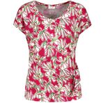 Gerry Weber Kadın tişörtü Açelya beyaz palm baskı 42