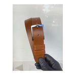 Gesa Erkek %100 Hakiki deri ince spor kesim taba kemer 3.5 cm