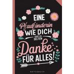 Geschenk Pfadfinderin - Danke sagen: Notizbuch Pfadfinderin - Abschiedsgeschenk - tolle Arbeit - Mädchen - Frau Geschenk - Pfadfinder Notizheft - ... Leiterin - A5 Notizbuch mit 120 blanko Seiten