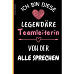 Geschenk Teamleiterin: Hier ist ein schönes A5-Notizbuch für Ihren Lieblings-Teamleiter! Es ist ein tolles Geschenk zum Geburtstag. Zeigen Sie Ihrem ... Ihre Wertschätzung für seine harte Arbeit!