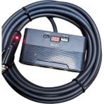 Geseus Araç Çakmak Uzatma Kablosu Çakmaklık Çoklayıcı LCD Ekranlı Usb, Type-C Çıkışlı 12 Volt 10 Amper 120 Wat 2 X1,5mm Ttr Bakır 5 MT-SIYAH-YT-OT733 - yok