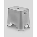 Geseus Banyo Taburesi Çok Amaçlı Tabure Kaymaz Ayakalı Max-140kg Taşıma Kapasitesi-Açık Gri-5171-84G