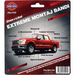 Geseus Boss Extreme Çok Güçlü Oto Aksesuar Montaj Bandı 12mmx4.6Mt