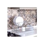 Geseus KB009 Home Krom Şeffaf İki Katlı Tabaklık Bulaşıklık