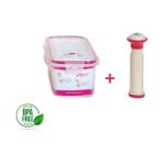 Geseus Moon Star Mlock Vakumlu Saklama Kabı 1,25 Lt+ POMPA-MVB-189 - 1 Adet