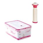 Geseus Moon Star Vakumlu Hava Geçirmez Saklama Kabı 1,60 LT+POMPA-MVAC182 - 1 Adet