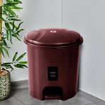 Geseus Motek Elit Pedallı Plastik Çöp Kovası İç Kovalıı 22 Lt-mürdüm Mor