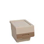 Geseus Motek Kahve Tekerlekli Organizer Çok Amaçlı Saklama Kutusu 1x12 Lt Kahverengi