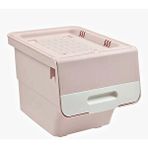 Geseus Motek Pembe Tekerlekli Organizer Çok Amaçlı Saklama Kutusu 1x12 Lt