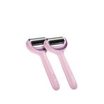 Geske Microneedle Face & Body Roller Mikro İğneli + Buz Başlığı + Kuvars Başlıklı Dermaroller Yüz Ve Vücut Cihazı - Pembe