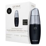 GESKE SmartAppGuided™ Yüz Nemlendirme Refresher | 4'ü 1 arada | Su püskürtücü | Yüz buharı | Su spreyi | Face Mister | Yüz temizleme cihazı | Sprey Sis | Kozmetik | Doğal Parıltı