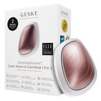 GESKE Soğutma ve Isıtma Sağlayan Titreşimli 9 Mod 1 Arada Akıllı Yüz Maskesi Led Terapi Cihazı BEYAZ