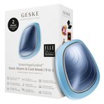 GESKE Soğutma ve Isıtma Sağlayan Titreşimli 9 Mod 1 Arada Akıllı Yüz Maskesi Led Terapi Cihazı MAVİ