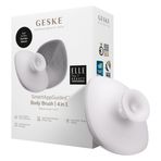 GESKE Yumuşak Fırça Dokulu Hijyenik Silikon Vücut Temizleme Fırçası BEYAZ