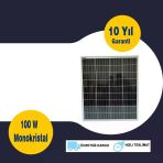Gesper 100 Watt Monokirstal Güneş Paneli 12V 36 Hücre