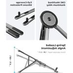 Get Store Dizüstü Bilgisayar Macbook Stand Magsafe Ile Uyumlu Telefon Standı Manyetik Tripot 4in1 Portatif Kılıflı Alüminyum Portatif Bilgisayar Telefon Tablet Ile Uyumlu Stand