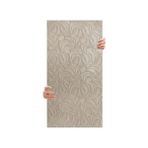 Get Store Tink 3D Kendinden Yapışkanlı Duvar Kağıdı Yeni Nesil Akustik Keçe Panel Modern Desen 52X98 cm (Açık Gri, 2 Adet 1 M²)