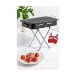 Get Store Xl Emaye Mangal Katlanır Ayaklı 52 x 32 cm No:2 720535 2 Adet Yelpaze Hediyeli