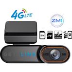 Getalink ZM1 4G SIM Kart Soketli HD Araç İçi Kayıt Kamerası GPS+ G-Sensör Uzaktan Canlı Araç Takip, Ses Dinleme - Siyah