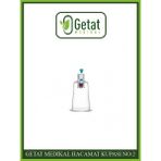 Getat Medikal Getat Hacamat Kupası No:2 - 50 Adet - Şeffaf