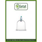 Getat Medikal Getat Hacamat Kupası No:5 - 50 Adet - Şeffaf