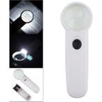 Getittir 15X Çok Fonksiyonlu 2 LED Işıklı Taşınabilir El Büyüteç - Lisinya