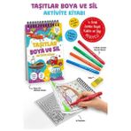 Getittir Taşıtlar - Boya ve Sil Aktivite Kitabı / 3 Yaş +