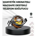 Getittir Telefon Soğutucu | LED Işık Efektli | Power Aparatlı | Sessiz ve Taşınabilir Model - Lisinya