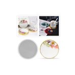 Getshop Alışveriş Pazarı Epoksi Yuvarlak Daire Bardak Altlığı Silikon Kalıbı - 10cm