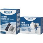 Getwell (Avantaj Pk 3) Konuşan Üst Koldan Tansiyon Aleti - Ölçme Cihazı / Mesh Nebulizatör Şarjlı