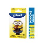 Getwell Minions Minyonlar 15 Adet Lisanslı Yara Bandı