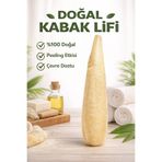 geula LİMPEZA Doğal Ham Kabak Lifi 60 cm (bulaşık, duş, temizlik)