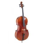 Gewa GS4020611121 Ideale Vc2 Çello (4/4) | Flamed Maple Arka Kapak Profesyonel Görünüm