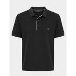 Gewer Büyük Beden Yakalı Kısa Kol Erkek Tişört 7686 - Siyah - 5XL